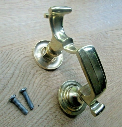 Polished brass doctor door - ,