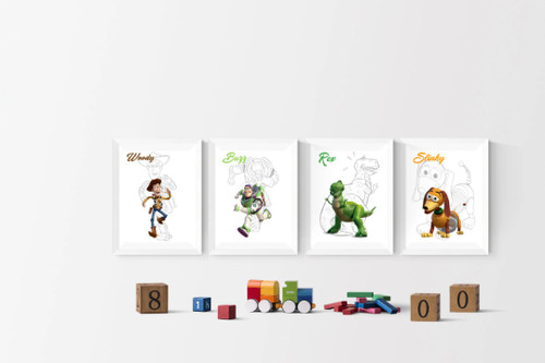 Disney toy story - disney, drawing