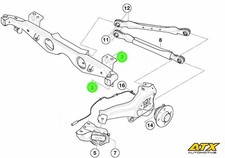 Rear Subframe Mounting Bolts
