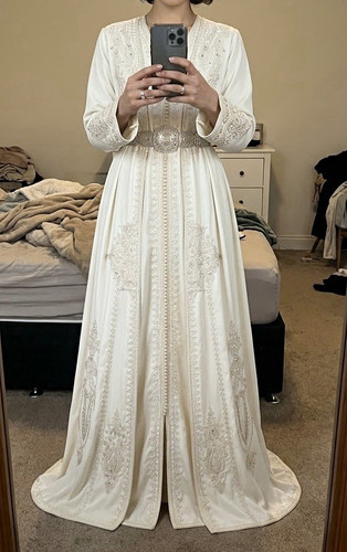 Ivory embroidered beaded - embroidered,