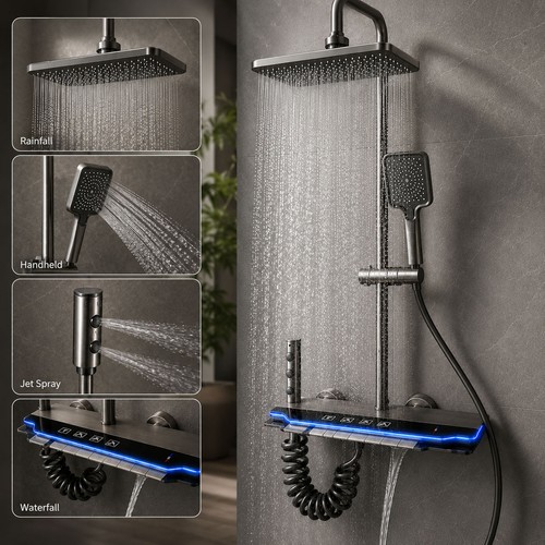 Thermostatic mixer shower set - thermostatic,
