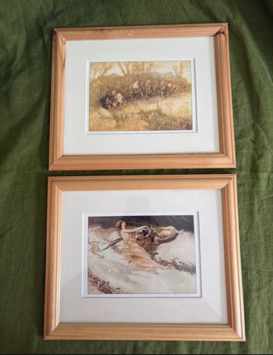 Pair framed arthur - framed,