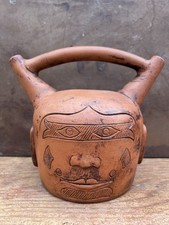 Antique Linthorpe Pottery Christopher Dresser Peruvian Vessel C.1880 Unglazed