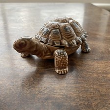 Vintage porcelain Wade tortoise trinket dish / ornament about 10cms / 4"s