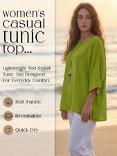 Womens Italian Lagenlook Tunic