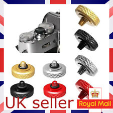 Metal Shutter Button Soft Release Metal Concave -  Fuji, Nikon, Leica 11mm