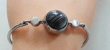 Pearl ° Silver Design Bangle