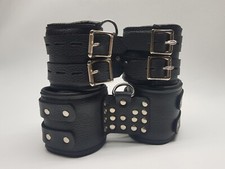 Unisex genuine leather bondage - genuine,