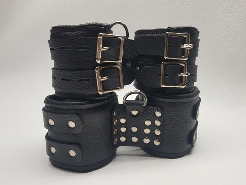 Unisex genuine leather bondage - unisex,