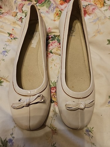 Clarks ella may white leather - ella,