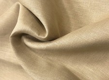 Natural 100% Linen Fabric Material 140cm Wide Per Metre Dress Bag Fashion Soft