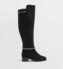 River Island Womens Black Faux