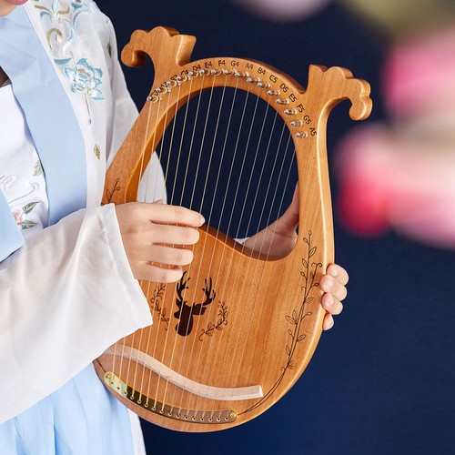 Key string wooden lyre - key, 16-string