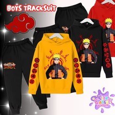 Boys Narutos Hoodie Jogger Set Kids Tracksuit Outfit | Boys Clothes High Quality
