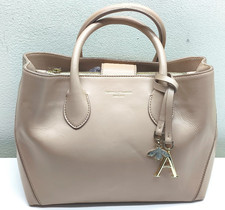 Aspinal of London beige smooth leather tote bag & dustbag NEW