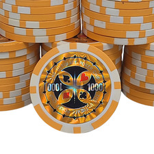 50 x Poker Chips 40mm Casino