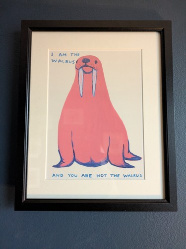 David shrigley print - david,