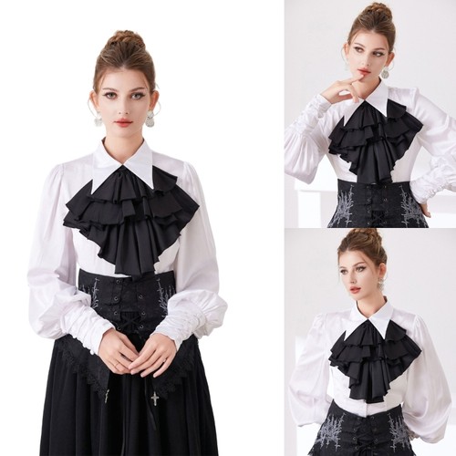 Victorian jabot collar - jabot,