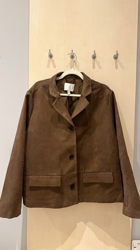 Brown suede effect - brown, suede-effect