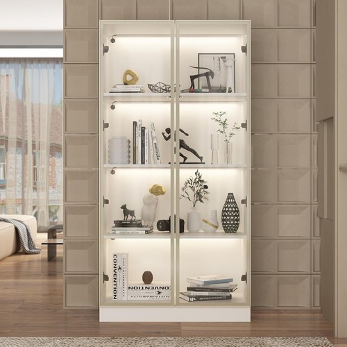 Display cabinet with - with, glass