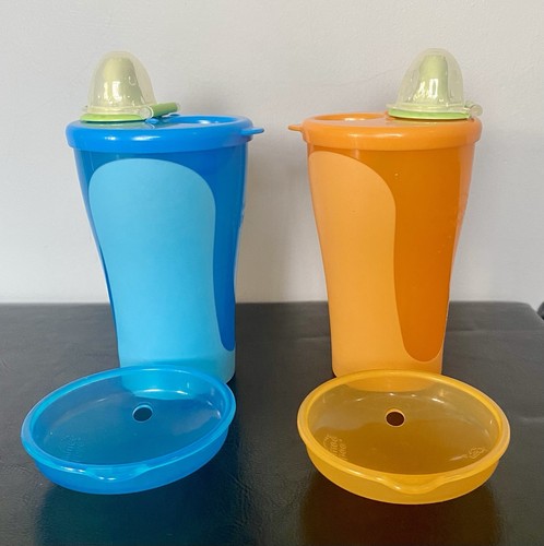 Two large tumblers with - large,