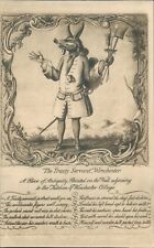 Postcard Hampshire The trusty Servant Of Winchester Friths Card unposted 