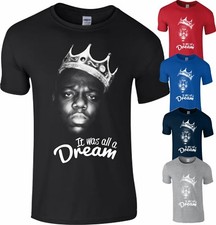 The Notorious BIG Smalls T Shirt Hip Hop B.I.G. Tupac 2 Pac  Mens Women
