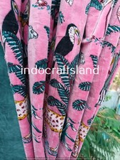 Natural Jungle Print velvet