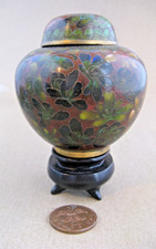 Chinese cloisonne ginger jar