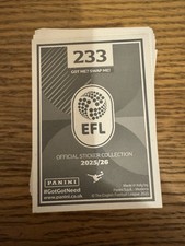 Panini EFL 2025/26 stickers
