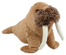 Walrus Plush Dog Toy Squeaky Snow Mates Soft Cuddly Large Comfort Toy For Puppy