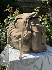 Post WW2 Commando Rucksack Style Bag, 1950s Civilian British Army Surplus Bergan
