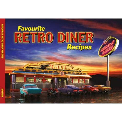 Salmon favourite retro diner - salmon,