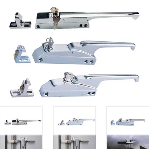 Walk cooler door handle set - walk, in