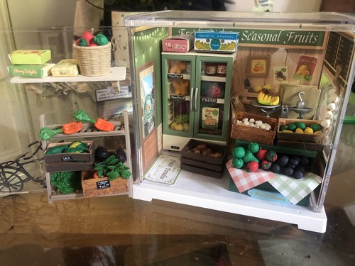 Miniature greengrocer shop - miniature, greengrocer’s