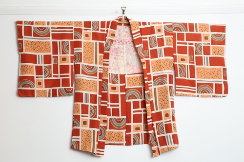 Vintage japanese kimono silk - kimono,