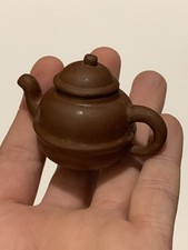Miniature Terracotta Teapot
