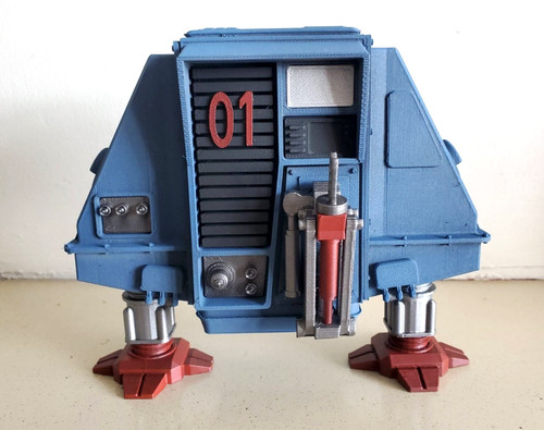 Silent running drone robot - silent,