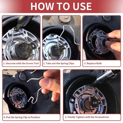 12x headlight retainer spring - headlight,