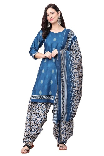Women cotton blend printed - cotton,