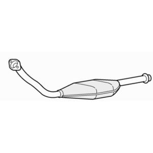 Front exhaust pipe catalytic - pipe, &