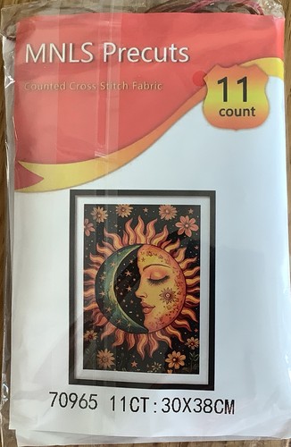 Pre printed cross - cross, stitch