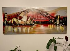 Paul kenton Sydney boxed canvas - HARBOUR LIGHTS - Limited Edition. Australia