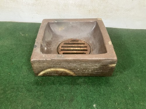 Fired glazed gully - pot, with