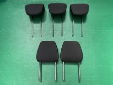 FORD TRANSIT COURIER HEADRESTS CLOTH COMPLETE SET BLACK 2 FRONT 3 REAR 2014-2022