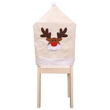 4PC Deer Hat Chair Covers