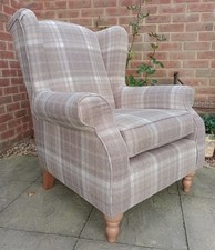 Next Tweedy Regular Armchair Natural Beige