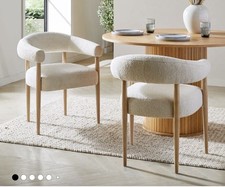 NEXT Boucle Oyster Chairs Set