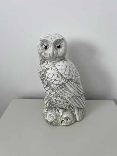 Vintage concrete owl - concrete,