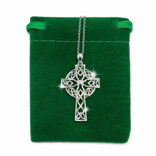 Irish celtic cross - irish, necklace